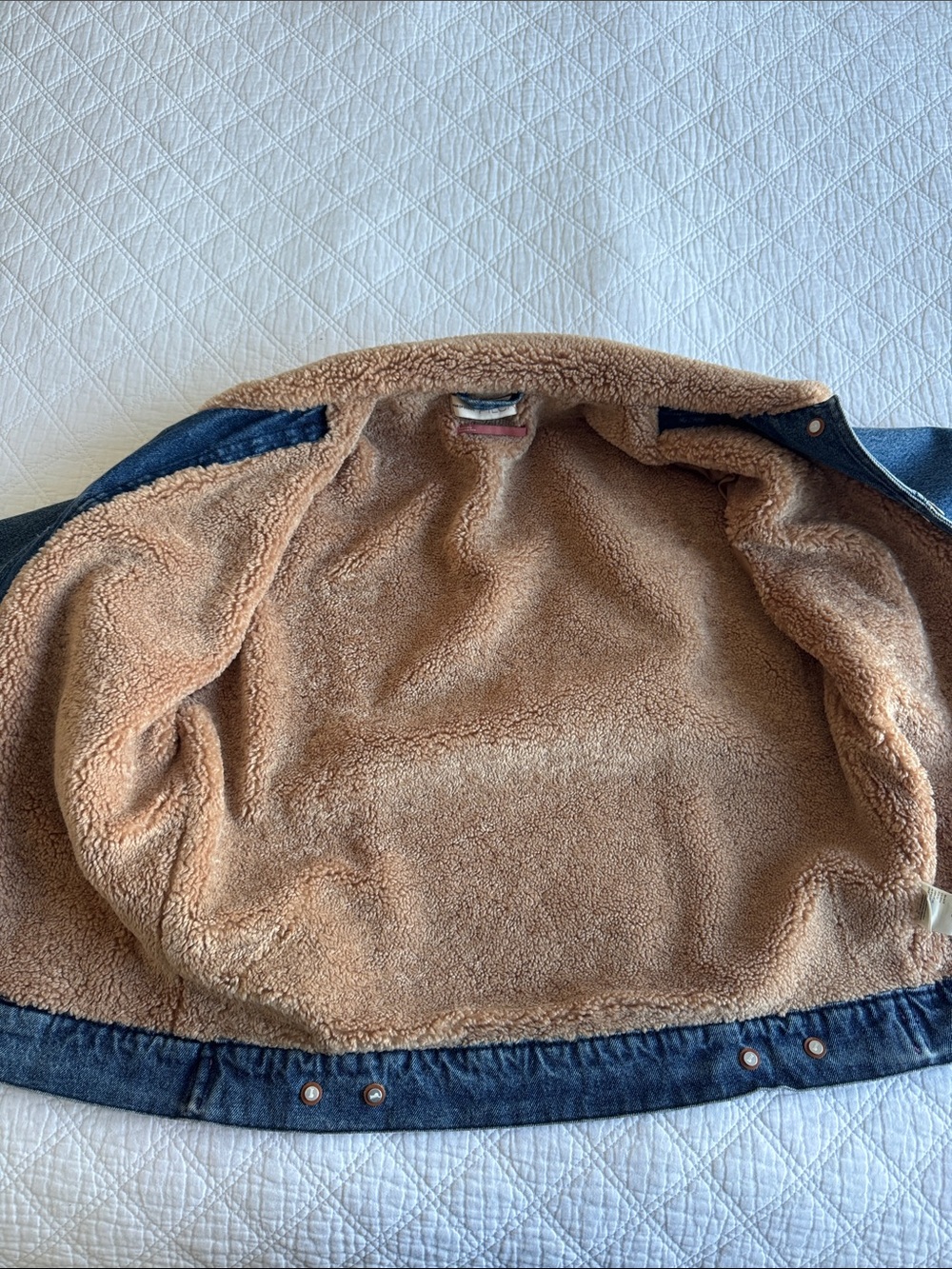 Anthropologie Pilcro women’s sherpa denim jacket - Picture 5 of 5